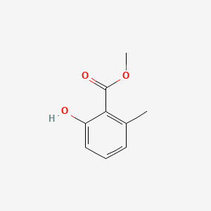Chemical structure of Methyl 2-hydroxy-6-methylbenzoate