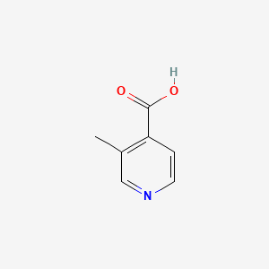 Chemical structure of 3-Methyl-4-pyridinecarboxylic acid