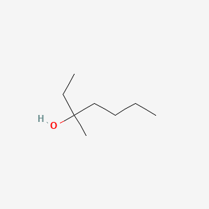 Chemical structure of 3-Methyl-3-heptanol