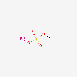 Chemical structure of Methylsulfuric acid potassium salt