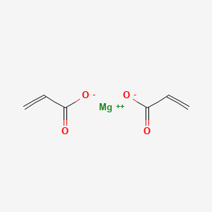 Chemical structure of Magnesium acrylate