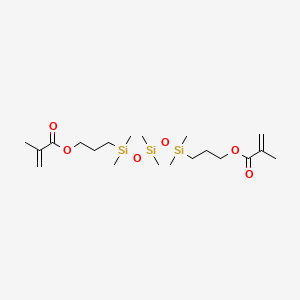 Chemical structure of Methacryloxypropyl Terminated Polydimethylsiloxanes