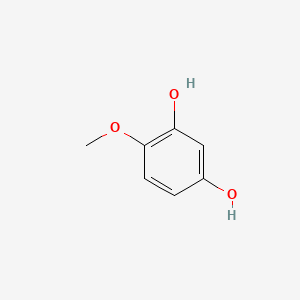 Chemical structure of 4-Methoxyresorcinol