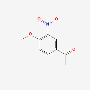 Chemical structure of 4'-Methoxy-3'-nitroacetophenone