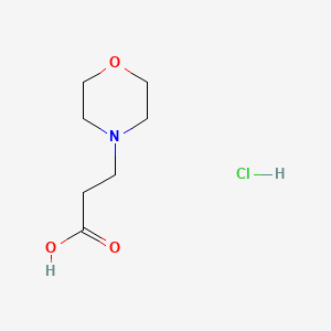 Chemical structure of 3-Morpholin-4-yl-propionic acid hydrochloride