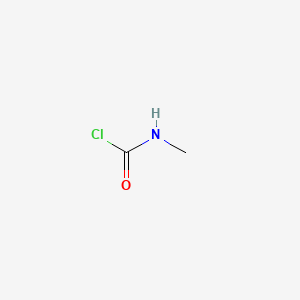 Chemical structure of Methylaminoformyl chloride