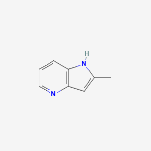 Chemical structure of 2-Methyl-1H-pyrrolo[3,2-b]pyridine