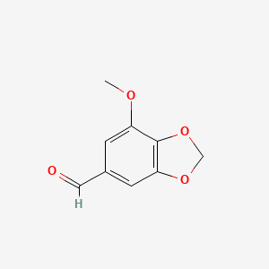 Chemical structure of 5-Methoxypiperonal