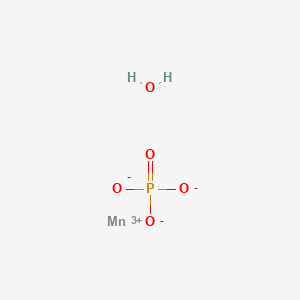 Chemical structure of Manganese(III) phosphate hydrate