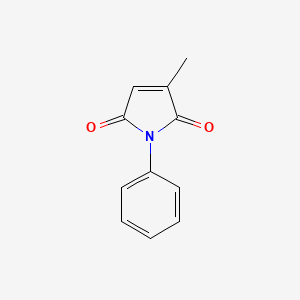 Chemical structure of 2-Methyl-N-phenylmaleimide