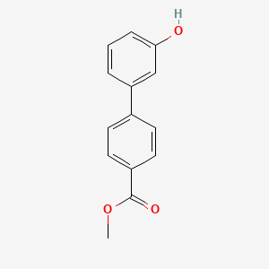 Chemical structure of Methyl 4-(3-hydroxyphenyl)benzoate