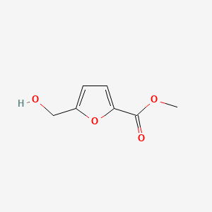 Chemical structure of Methyl 5-(hydroxymethyl)-2-furoate