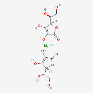 Chemical structure of (+)-Magnesium L-ascorbate