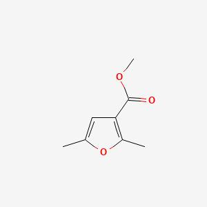 Chemical structure of Methyl 2,5-dimethyl-3-furancarboxylate