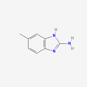 Chemical structure of 5-Methyl-1H-benzimidazol-2-amine