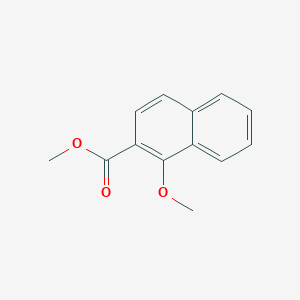 Chemical structure of Methyl 1-methoxy-2-naphthoate