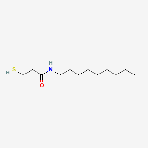 Chemical structure of 3-Mercapto-N-nonylpropionamide