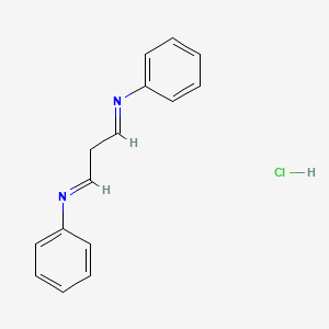 Chemical structure of Malonaldehyde bis(phenylimine) monohydrochloride