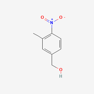 Chemical structure of 3-Methyl-4-nitrobenzyl alcohol