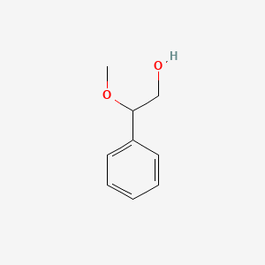 Chemical structure of 2-Methoxy-2-phenylethanol