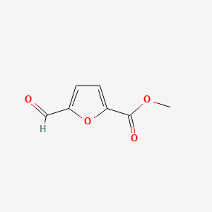 Chemical structure of Methyl 5-formyl-2-furancarboxylate