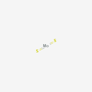 Chemical structure of Molybdenite, naturally occurring mineral, grains, approximately 0·06-0·19in