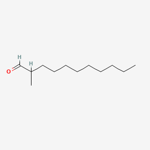 Chemical structure of 2-Methylundecanal