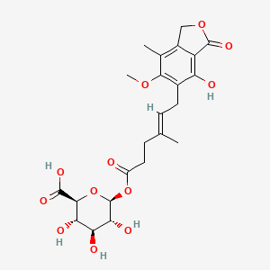 Chemical structure of Mycophenolic Acid Acyl-β-D-glucuronide