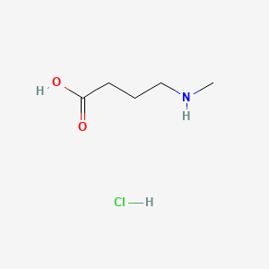 Chemical structure of 4-(Methylamino)butyric acid hydrochloride