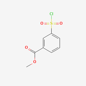 Chemical structure of Methyl 3-(chlorosulfonyl)benzoate