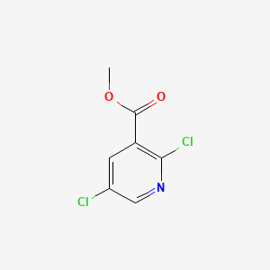 Chemical structure of Methyl 2,5-Dichloronicotinate