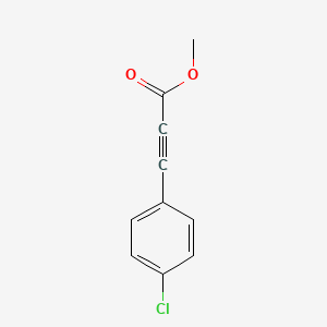 Chemical structure of Methyl 3-(4-Chlorophenyl)propiolate