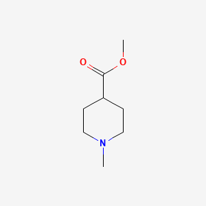 Chemical structure of Methyl 1-Methyl-4-piperidinecarboxylate