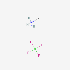 Chemical structure of Methylammonium Tetrafluoroborate