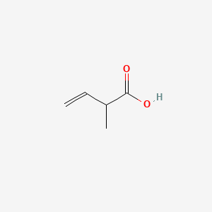Chemical structure of 2-Methyl-3-butenoic Acid