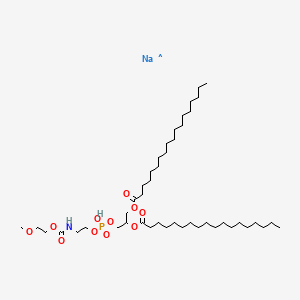Chemical structure of MPEG2000-DSPE Sodium Salt