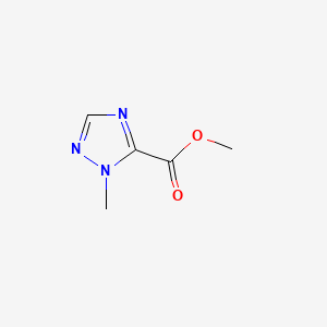 Chemical structure of Methyl 1-methyl-1H-1,2,4-triazole-5-carboxylate