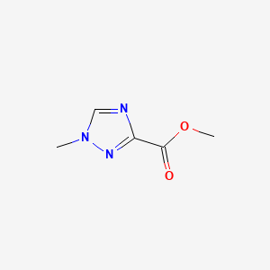 Chemical structure of Methyl 1-methyl-1H-[1,2,4]triazole-3-carboxylate