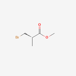 Chemical structure of Methyl (S)-(-)-3-Bromoisobutyrate