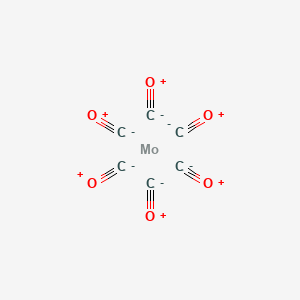 Chemical structure of Molybdenumhexacarbonyl
