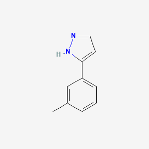 Chemical structure of 5-(3-Methylphenyl)-1h-pyrazole