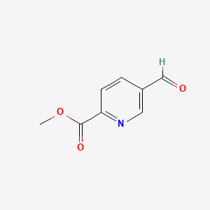 Chemical structure of Methyl 5-formylpicolinate