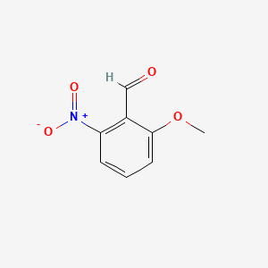 Chemical structure of 2-Methoxy-6-nitrobenzaldehyde