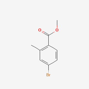 Chemical structure of Methyl 4-bromo-2-methylbenzoate