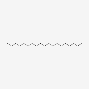 Chemical structure of Nonadecane