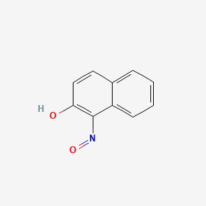 Chemical structure of 1-Nitroso-2-Naphthol