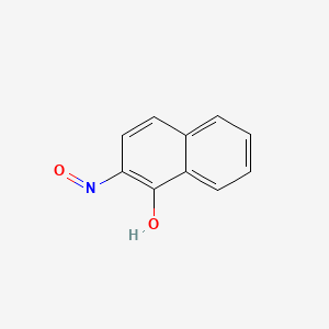 Chemical structure of 2-Nitroso-1-naphthol