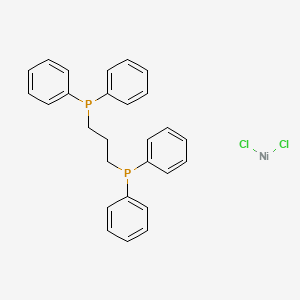 Chemical structure of [1,3-Bis(diphenylphosphino)propane]nickel(II) chloride