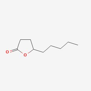 Chemical structure of γ-Nonalactone