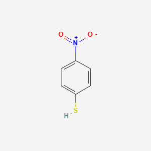 Chemical structure of 4-Nitrothiophenol